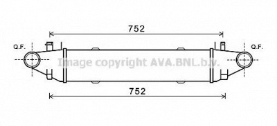 AVA QUALITY COOLING msa4596 -  Интеркулер
